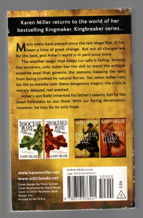 The Prodigal Mage fantasy paperback book