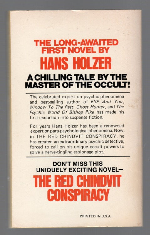 The Red Chindvit Conspiracy fantasy horror mystery paperback Books