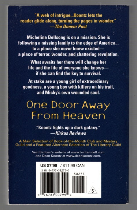 One Door Away from Heaven paperback thrilller Books