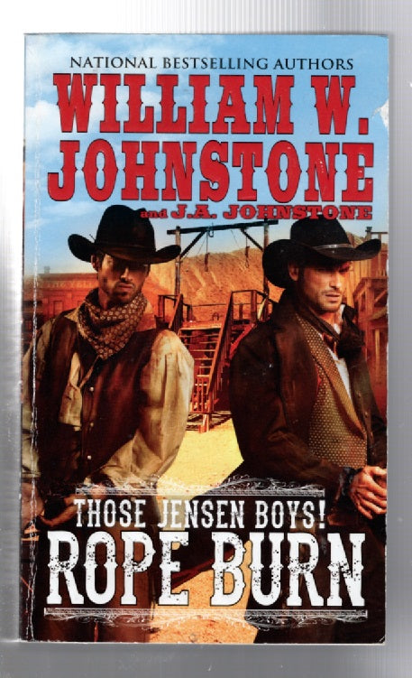 Those Jensen Boys! Rope Burn Men's Adventure Novels Western Books