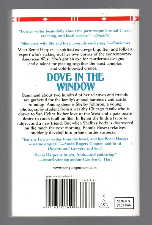 Dove In The Window Crime Fiction mystery paperback Books