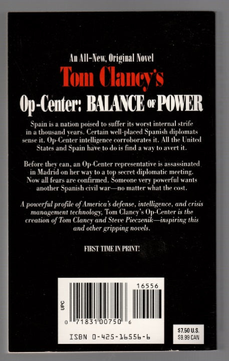 Op-Center Balance Of Power paperback Suspense thrilller book