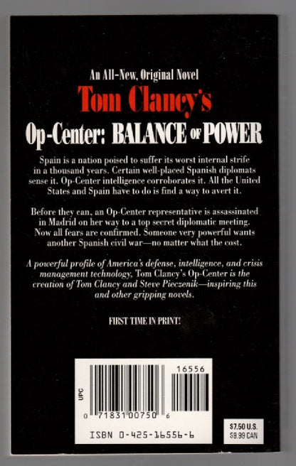 Op-Center Balance Of Power paperback Suspense thrilller book