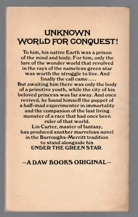 When The Green Star Calls Classic Classic Science Fiction paperback science fiction Vintage book