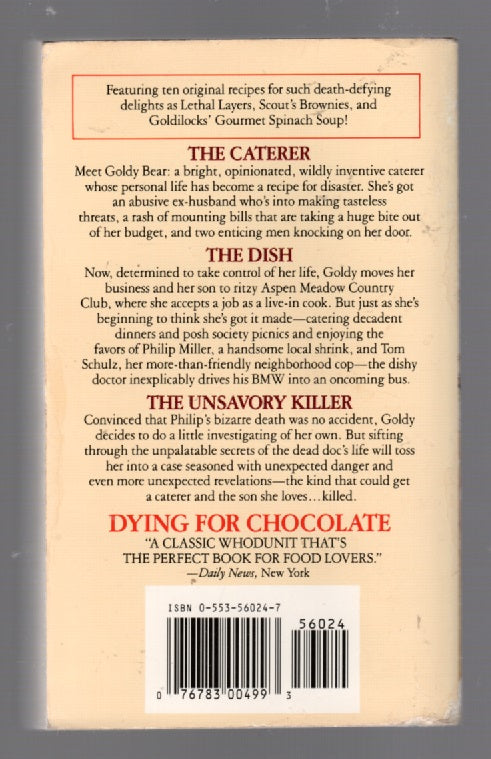 Dying For Chocolate Crime Fiction mystery paperback Books