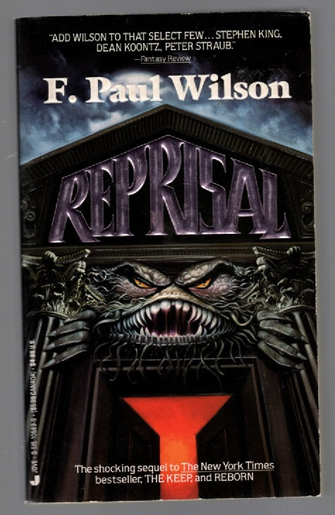 Reprisal horror paperback book