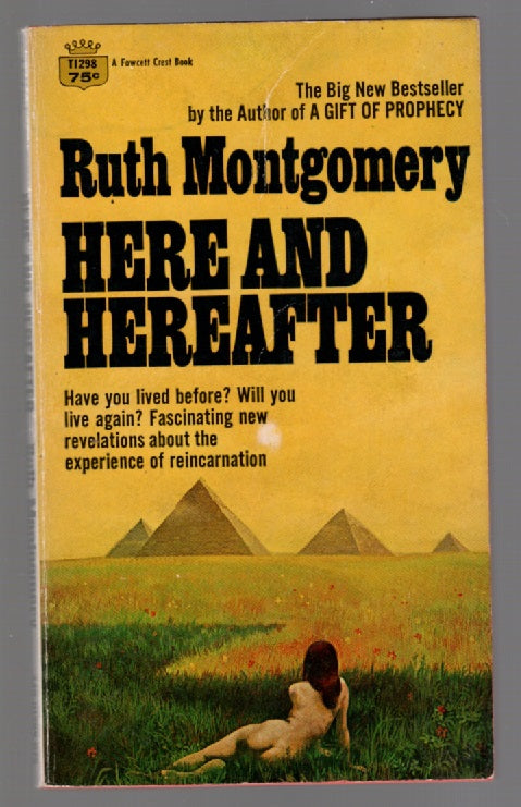 Here And Hereafter Nonfiction occult paperback reference Reincarnation spiritual Vintage Books