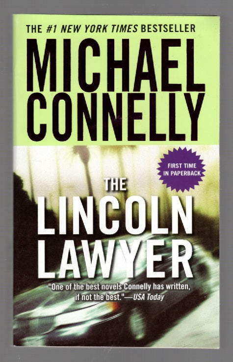 The Lincoln Lawyer Crime Fiction mystery paperback thrilller book