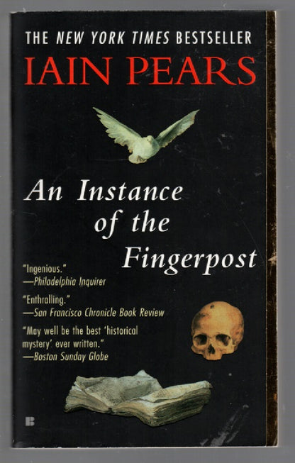 An Instance of the Fingerpost paperback thrilller Books