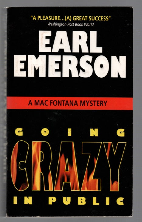 Going Crazy In Public Crime Fiction mystery paperback book