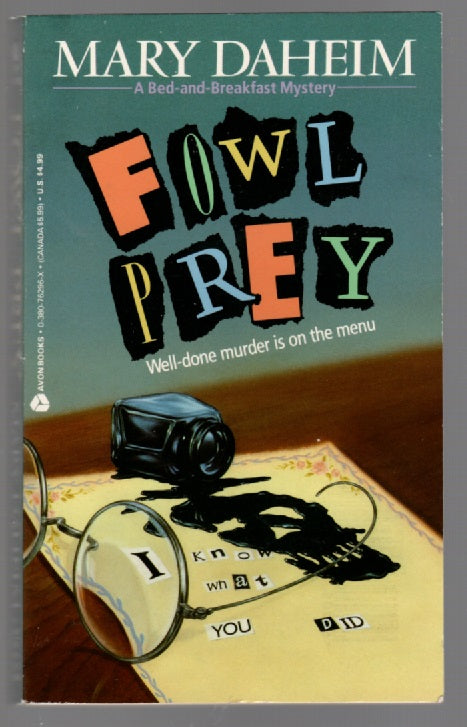 Fowl Prey Crime Fiction mystery paperback book