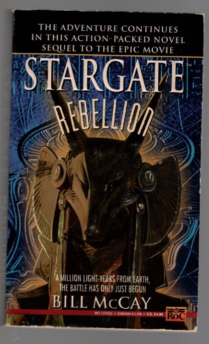 Stargate: Rebellion paperback science fiction Space Opera Stargate book