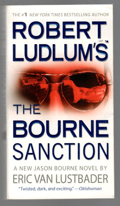 The Bourne Sanction paperback thrilller book