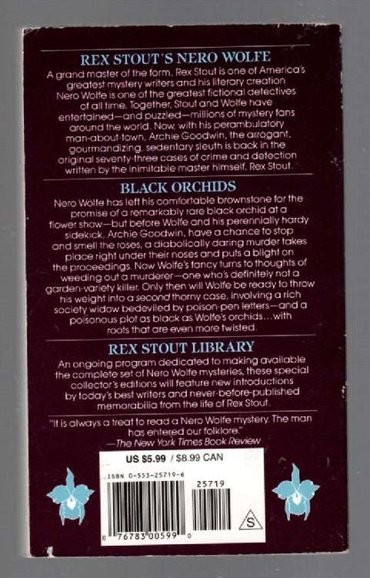 Black Orchids Crime Fiction mystery paperback Books