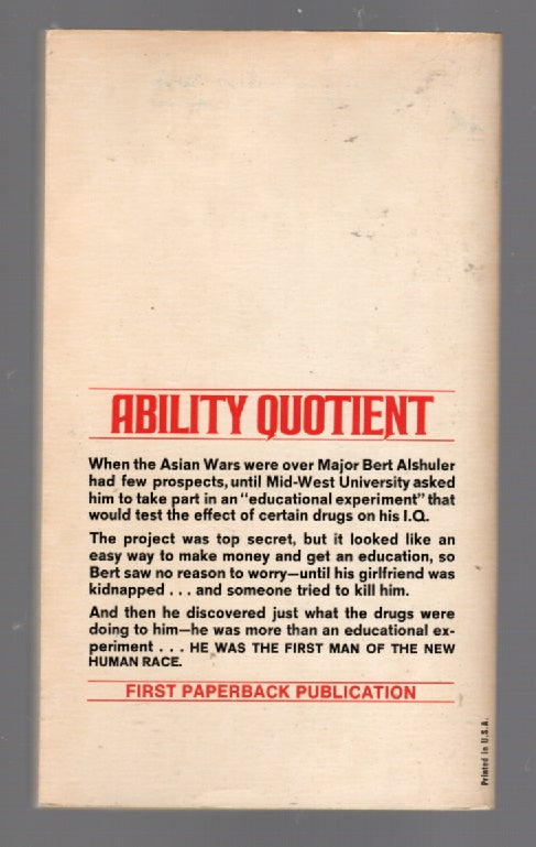 Ability Quotient paperback science fiction Vintage Books