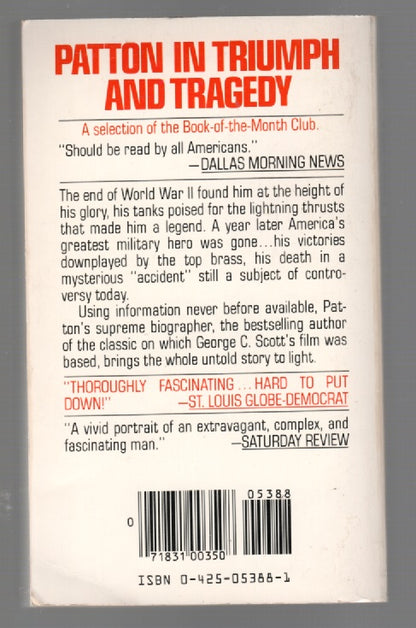 The Last Days Of Patton biography History Military Military History paperback Books