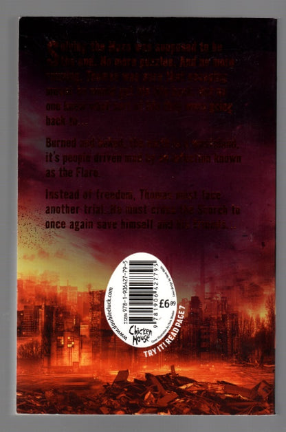 The Scorch Trials paperback science fiction Young Adult book