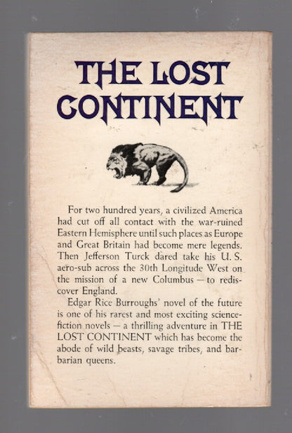 The Lost Continent fantasy paperback science fiction Vintage Books