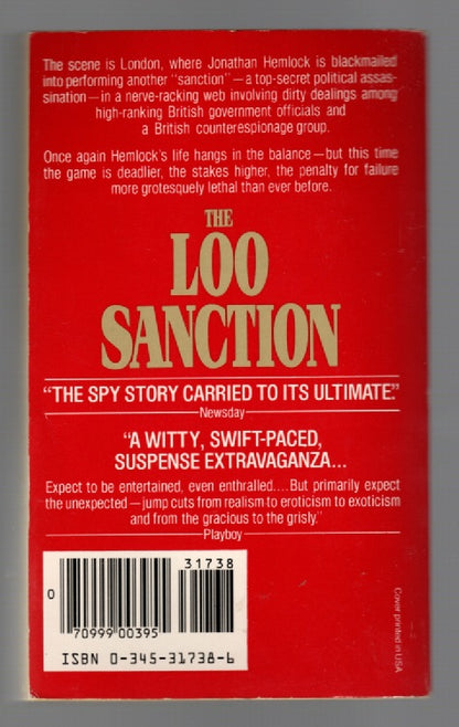 The Loo Sanction paperback thrilller book