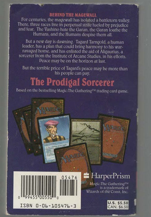 Magic The Gathering : The Prodigal Sorcerer fantasy paperback rpg Books