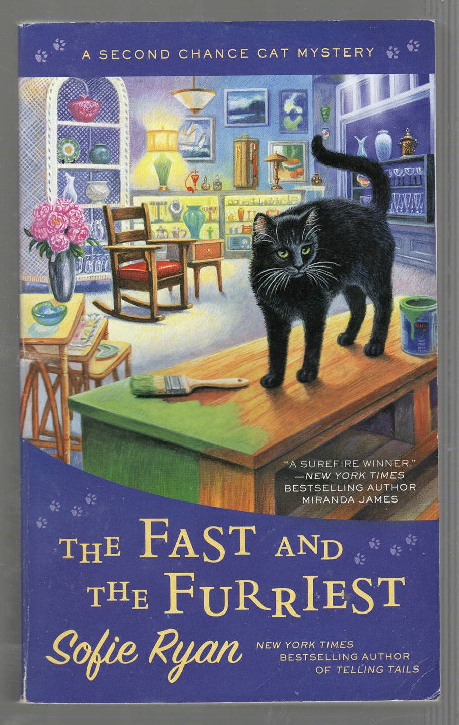 The Fast and the Furriest cat Cozy Mystery paperback used Books
