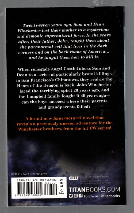 Heart Of The Dragon fantasy horror TV Tie in Urban Fantasy Books