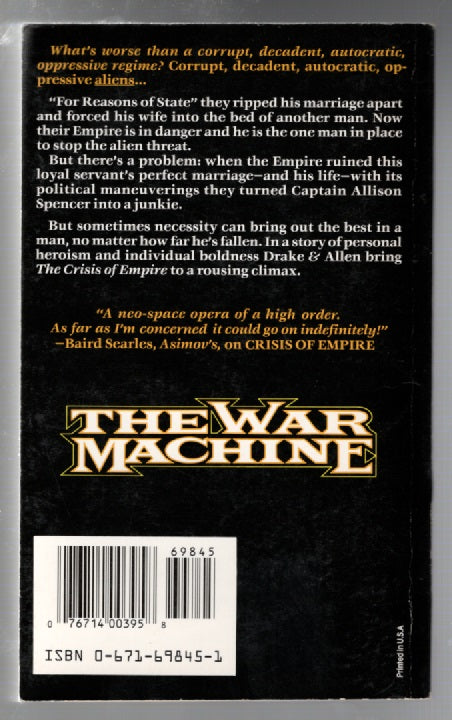The War Machine - Crisis of Empire III paperback science fiction Space Opera used Books