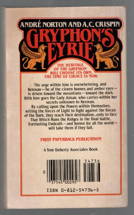 Gryphon's Eyrie fantasy Vintage Books