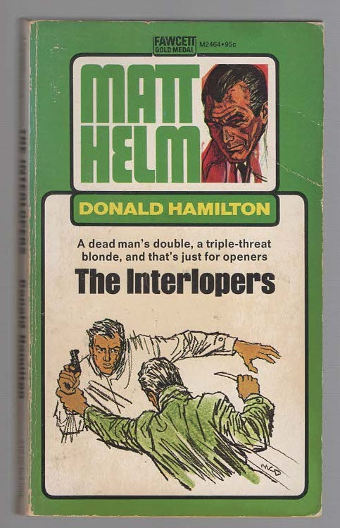 The Interlopers Action Men's Adventure Novels Military Fiction thriller Vintage Books