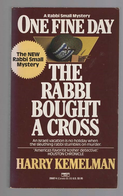 One Fine Day The Rabbi Bought A Cross Crime Fiction mystery Books