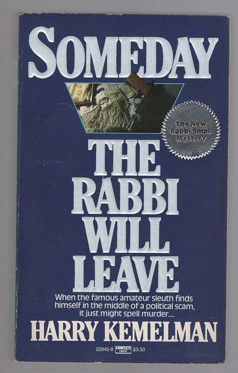 Someday The Rabbi Will Leave Crime Fiction historical fiction mystery Books