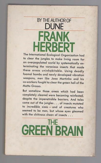 The Green Brain Classic Science Fiction science fiction Vintage Books