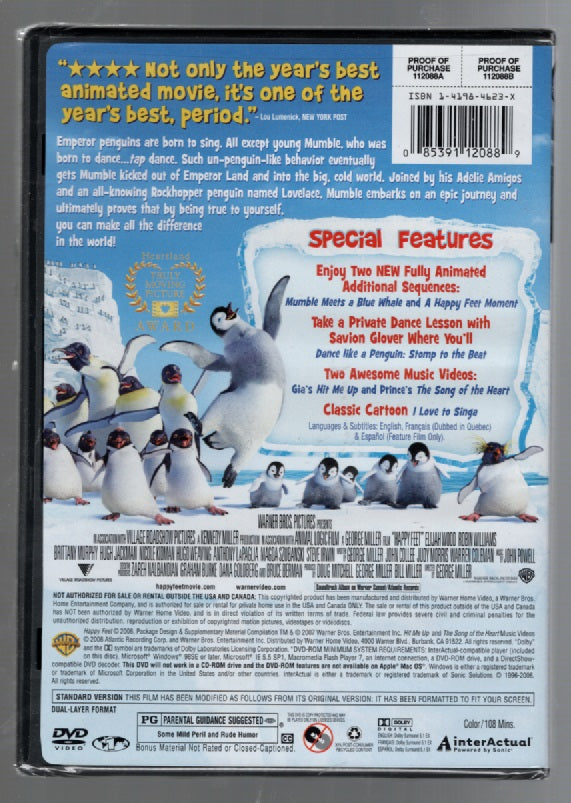 Happy Feet Children Comedy Humor Movies Young Adult Movie