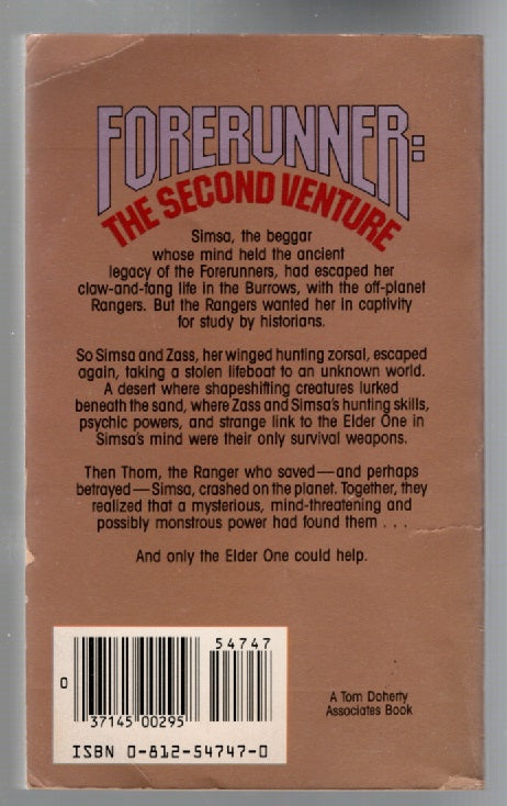 Forerunner The Second Venture Classic Science Fiction fantasy science fiction Books
