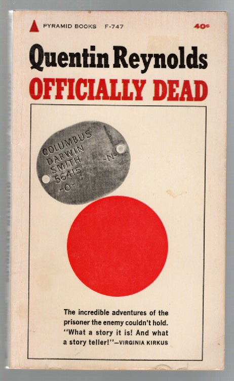 Officially Dead Action Military Fiction thriller Vintage Books