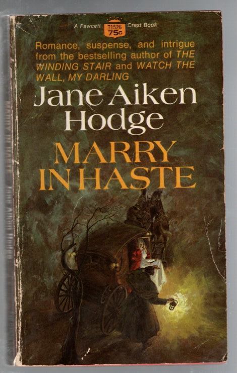 Marry In Haste Gothic historical fiction Romance Vintage Books