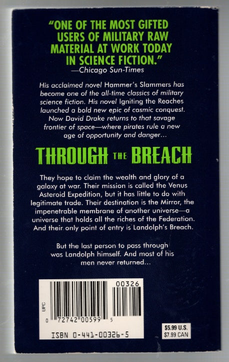 Through The Breach paperback science fiction Space Opera used Books