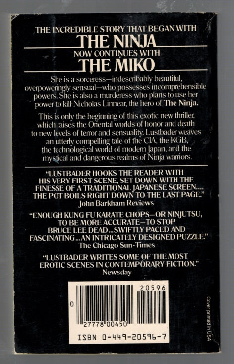 The Miko Action thriller Books