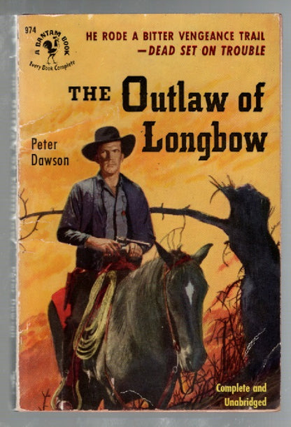 The Outlaw Of Longbow Action thriller Vintage Western Books