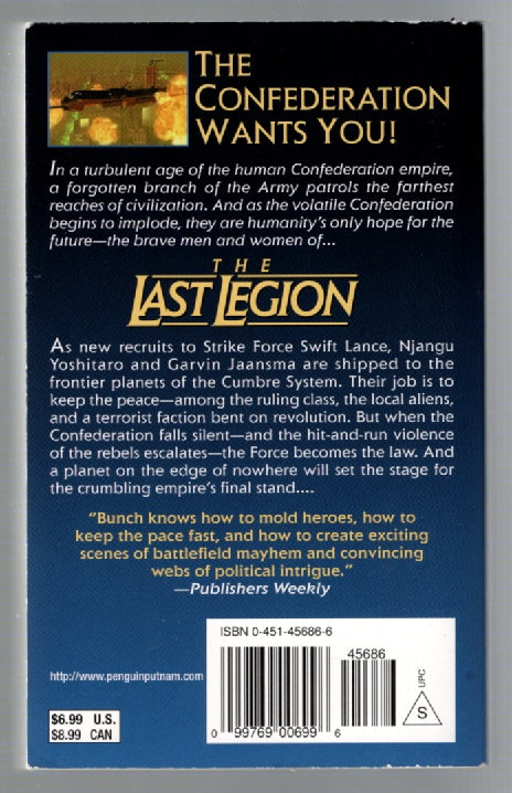 The Last Legion Action science fiction Space Opera thriller Books