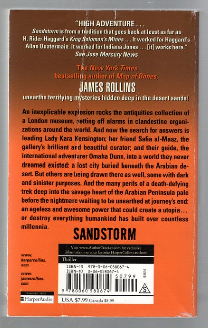 Sandstorm Action thriller Books
