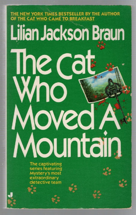 The Cat Who Moved A Mountain cat Cozy Mystery Crime Fiction mystery used Books