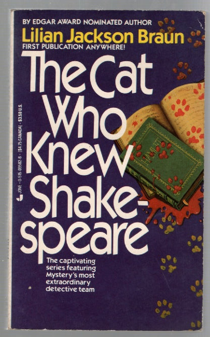 The Cat Who Knew Shakespeare Cozy Mystery Crime Fiction mystery Books