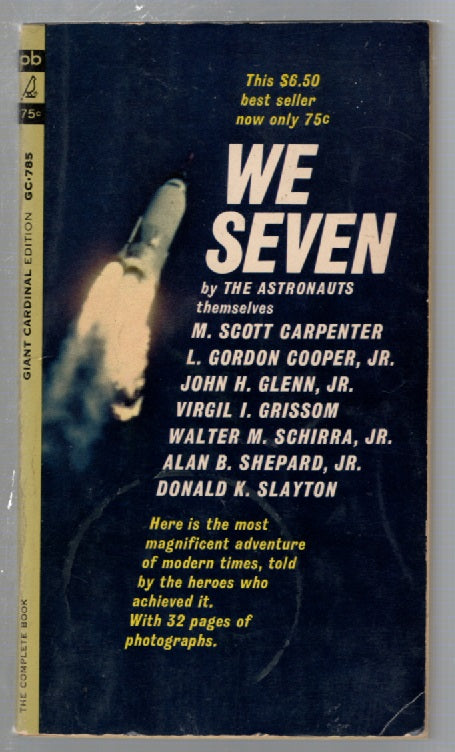 We Seven History NASA Space Exploration Vintage Books
