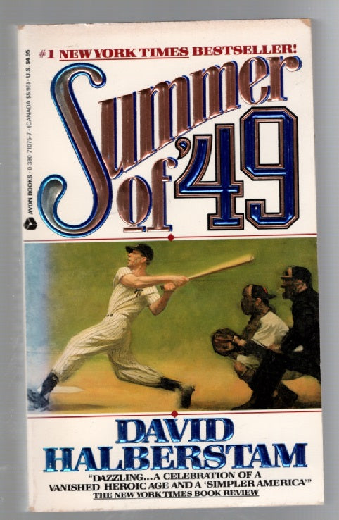 Summer Of '49 Baseball History Nonfiction Sports Books