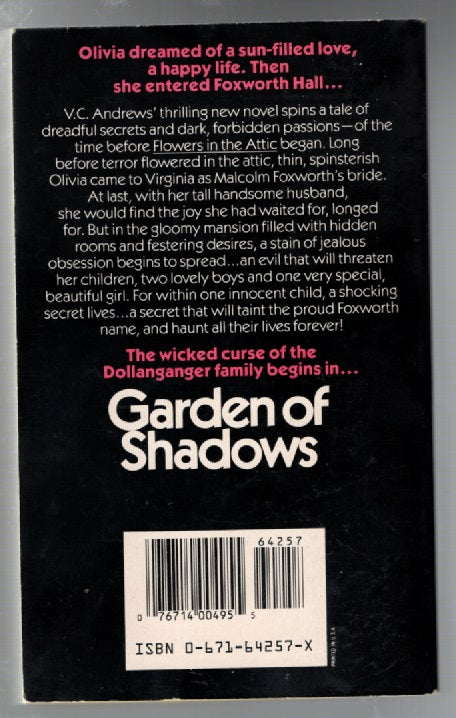 Garden Of Shadows horror Young Adult Books