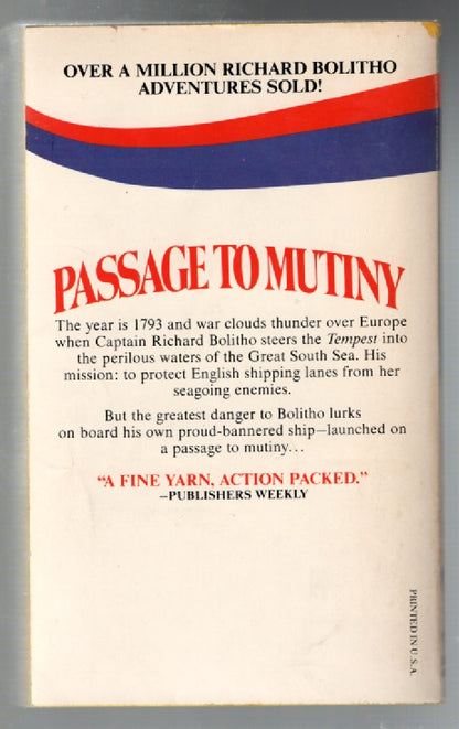 Passage To Mutiny Action historical fiction Military Fiction thriller Books