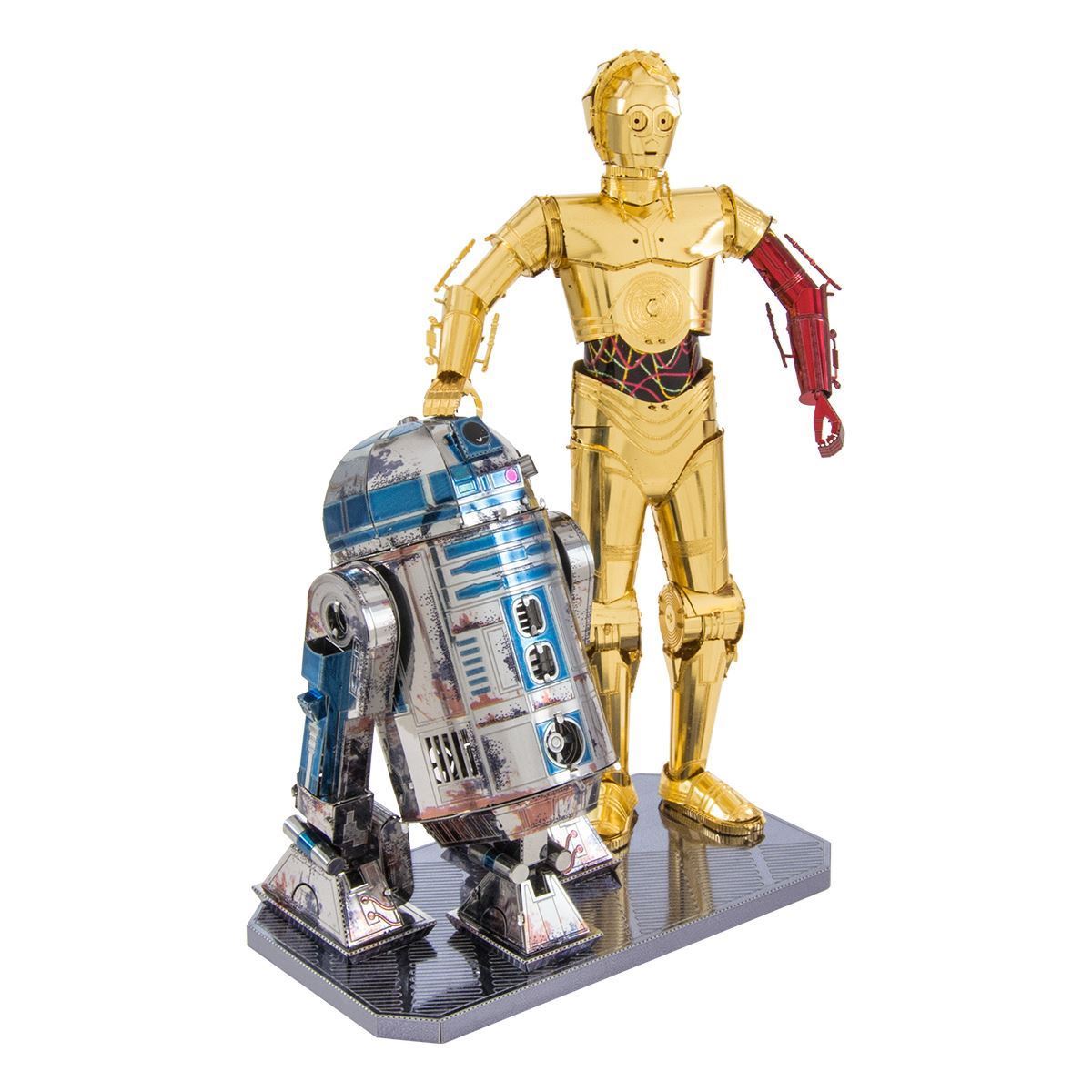 C-3PO & R2-D2 - Steel 3D Model Kit - Metal Earth gift puzzle puzzle