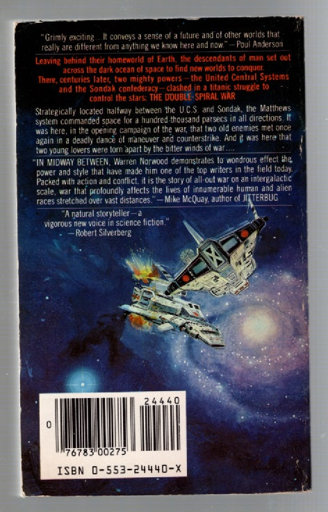 Midway Between Action science fiction Space Opera Books