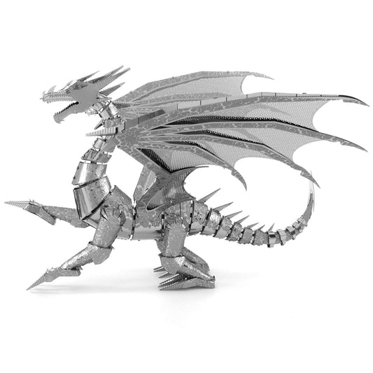 Silver Dragon 3D Model Kit - Premium Series Metal Earth gift puzzle puzzle